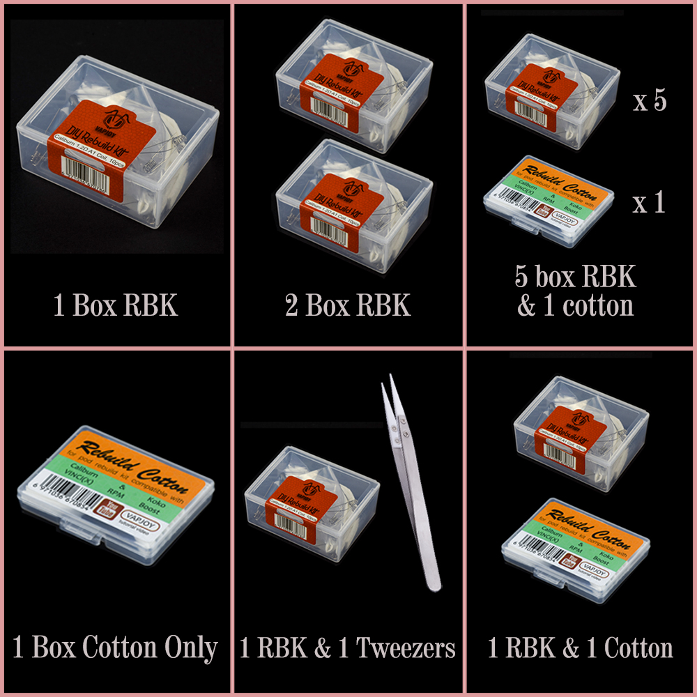 Kit Pembuatan Ulang VAPJOY DIY - Accessories For Vaping ulasan dan harga
